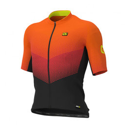 ALÉ jersey de manga corta - DELTA - rojo/negro/naranja