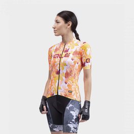 ALÉ jersey de manga corta - PR-R AMAZZONIA LADY - granate/rojo/naranja/blanco/amarillo