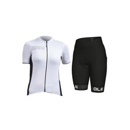ALÉ maillot corto y pantalón corto - COLOR BLOCK LADY - blanco/negro