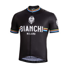 BIANCHI MILANO jersey de manga corta - NEW PRIDE - blanco/negro