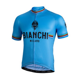 BIANCHI MILANO jersey de manga corta - NEW PRIDE - azul claro/negro