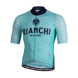 BIANCHI MILANO jersey de manga corta - DAVOLI - blanco/azul claro