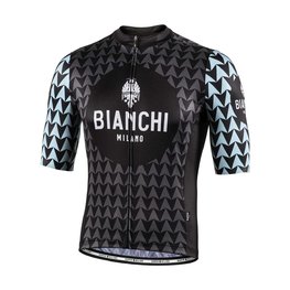 BIANCHI MILANO jersey de manga corta - MASSARI - negro/azul claro