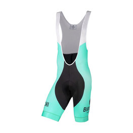 BIANCHI MILANO pantalones cortos de tirantes - POMA - negro/verde claro