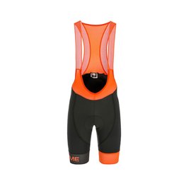 pantalones cortos de tirantes - LEGEND - negro/naranja