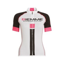 jersey de manga corta - IDENTITY18 LADY - negro/blanco/rosa