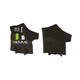 guantes de dedos cortos - STRAPS - verde/blanco/negro