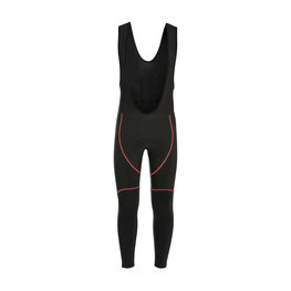 pantalones largos con tirantes - FLEX WINTER - rojo/negro