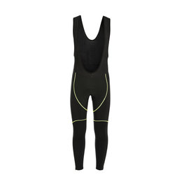 pantalones largos con tirantes - FLEX WINTER - negro/verde