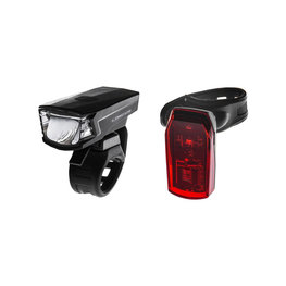 luz - SINGLE 1+1LED - negro