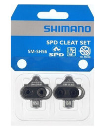 SHIMANO maletas - SM-SH56 SPD - plateado