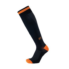 BIOTEX medias - COMPRESSION - naranja/negro