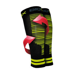 BIOTEX rodilleras - RACE & RECOVERY - negro/amarillo