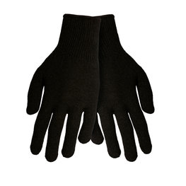 BIOTEX guantes de dedos largos - WOOL EFFECT - negro