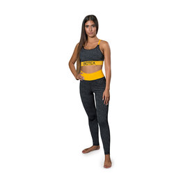 BIOTEX pantalones largos sin tirantes - ENERGY - negro/amarillo