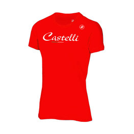 CASTELLI Camiseta de manga corta - CLASSIC W - rojo