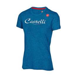 CASTELLI Camiseta de manga corta - CLASSIC W - azul
