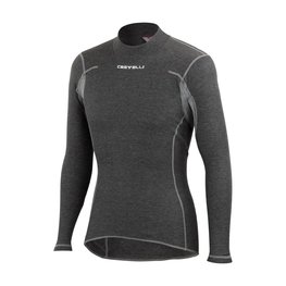 CASTELLI camiseta de manga larga - FLANDERS WARM - gris