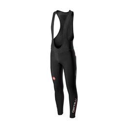 CASTELLI pantalones largos con tirantes - MENO 2 WINTER - negro