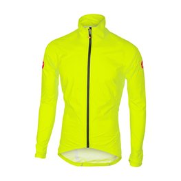 CASTELLI impermeable - EMERGENCY RAIN - amarillo