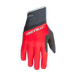 CASTELLI guantes de dedos largos - SCALDA PRO - rojo/negro