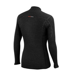 CASTELLI camiseta de manga larga - FLANDERS WARM - negro