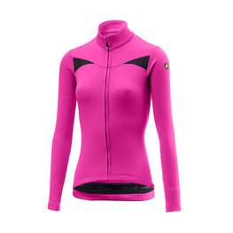 CASTELLI maillot de invierno de manga larga - SINERGIA LADY WINTER - rosa