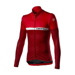 CASTELLI maillot de invierno de manga larga - MARINAIO LONG - rojo/blanco