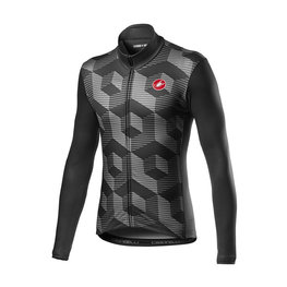 CASTELLI maillot de invierno de manga larga - CUBI LONG - negro/gris