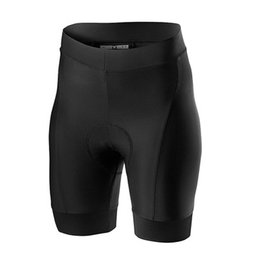 CASTELLI pantalones cortos sin tirantes - PRIMA LADY - turquesa/negro