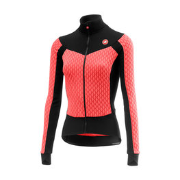 CASTELLI maillot de invierno de manga larga - SFIDA LADY WINTER - negro/rosa