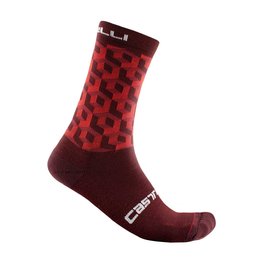 CASTELLI calcetines clásicos - CUBI 18 - rojo