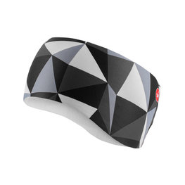 CASTELLI cinta para la cabeza - TRIANGOLO W - negro/blanco