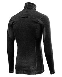 CASTELLI camiseta de manga larga - FLANDERS WARM NECK - negro