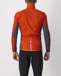 CASTELLI chaqueta cortaviento - SQUADRA STRECH - rojo