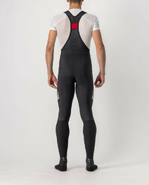 CASTELLI pantalones largos con tirantes - VELOCISSIMO 5 WINTER - negro