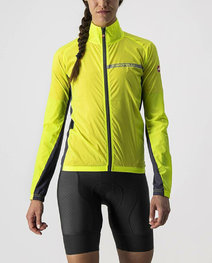 CASTELLI chaqueta cortaviento - SQUADRA STRECH LADY - amarillo