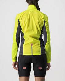 CASTELLI chaqueta cortaviento - SQUADRA STRECH LADY - amarillo