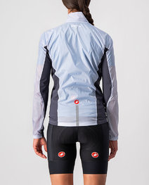 CASTELLI chaqueta cortaviento - SQUADRA STRECH LADY - gris