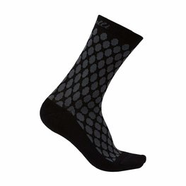 CASTELLI calcetines clásicos - SFIDA 13 LADY WINTER - negro/gris