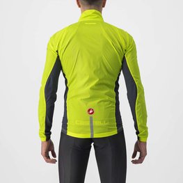CASTELLI chaqueta cortaviento - SQUADRA STRECH - amarillo