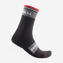 CASTELLI calcetines clásicos - QUINDICI SOFT MERINO - negro