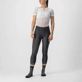 CASTELLI Pantalón 3/4 sin tirantes - VELOCISSIMA THERM W - negro