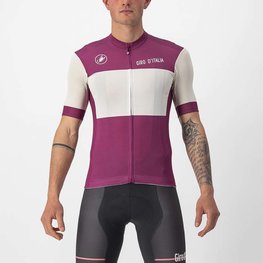 CASTELLI jersey de manga corta - GIRO D'ITALIA 2024 - blanco/púrpura