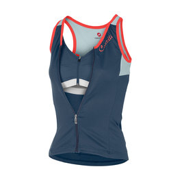 CASTELLI maillot sin mangas - SOLARE LADY - azul/azul claro