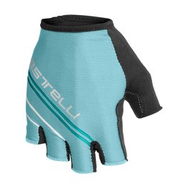 CASTELLI guantes de dedos cortos - DOLCISSIMA W LADY - azul claro