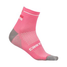 CASTELLI calcetines clásicos - ROSA CORSA DUE LADY - rosa