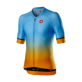 CASTELLI jersey de manga corta - AERO RACE 6.0 - amarillo/azul claro