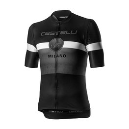 CASTELLI jersey de manga corta - MILANO - negro/gris