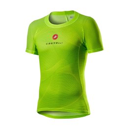 CASTELLI Camiseta de manga corta - PRO MESH - amarillo
